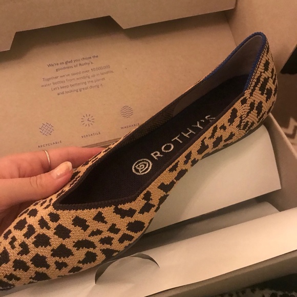 Rothy's Shoes - Rothy's Leopard Point Size 7 - Brand New!